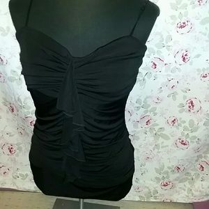 4/$20 NWOT My Michelle flirty black top.